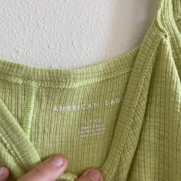 AMERICAN eagle Tank Top green size small - Picture 4 of 5